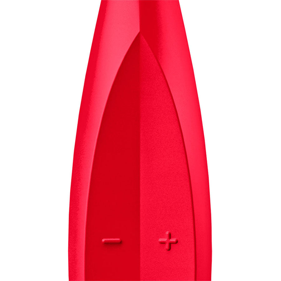 VIBRADOR TWIRLING FUN SATISFYER ROJO