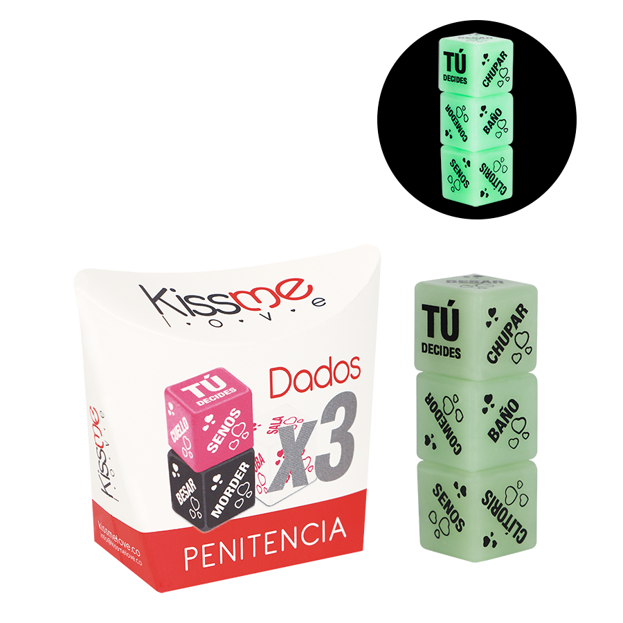 DADOS LUMINOSOS PENITENCIA x 3