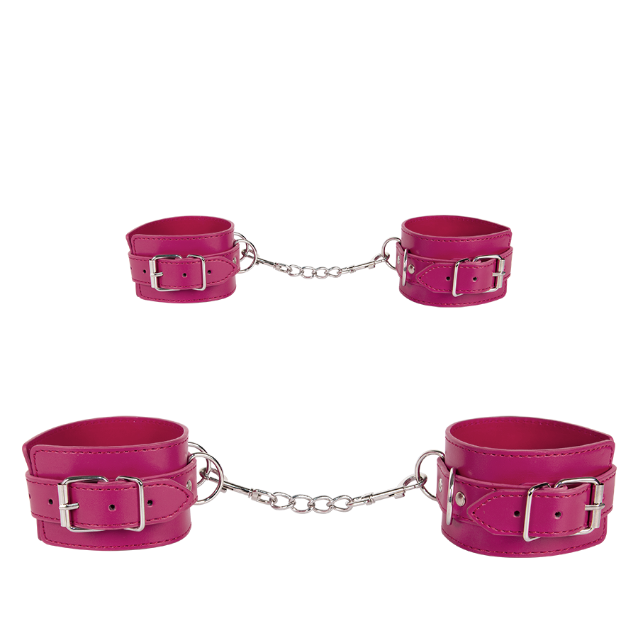 Wrist & Ankle Restraints Magenta