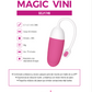 Huevo Vibrador con APP Magic Vini Pink