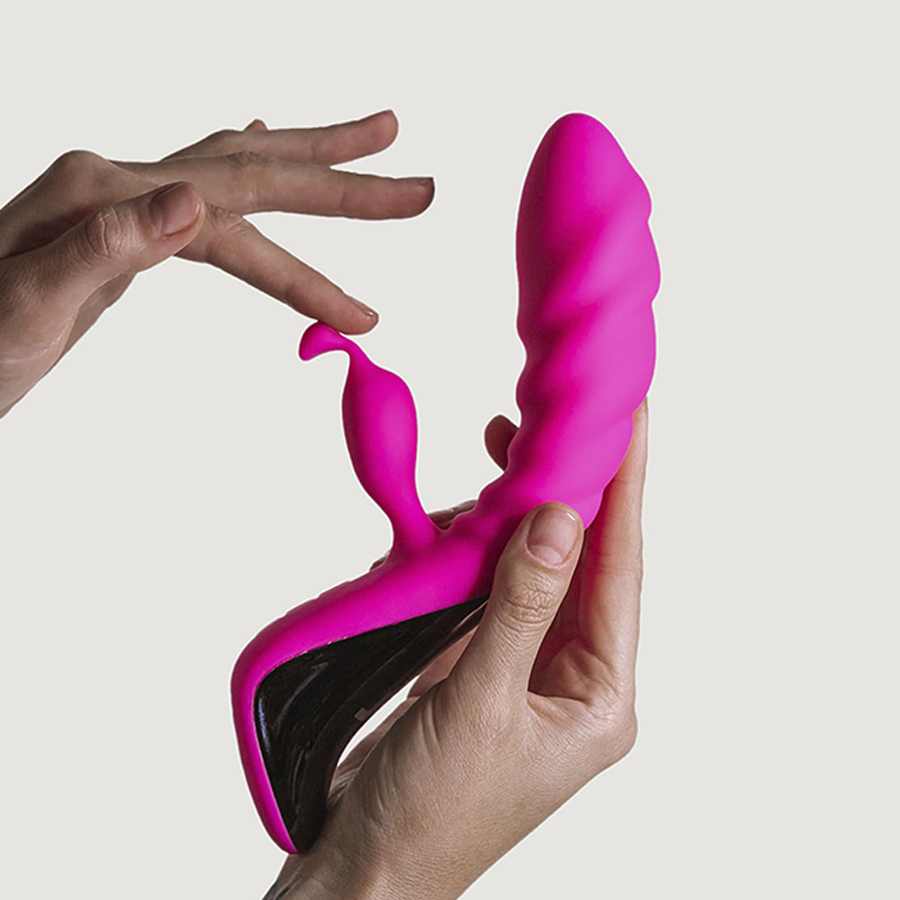 Vibrador Doble Trigger Pink