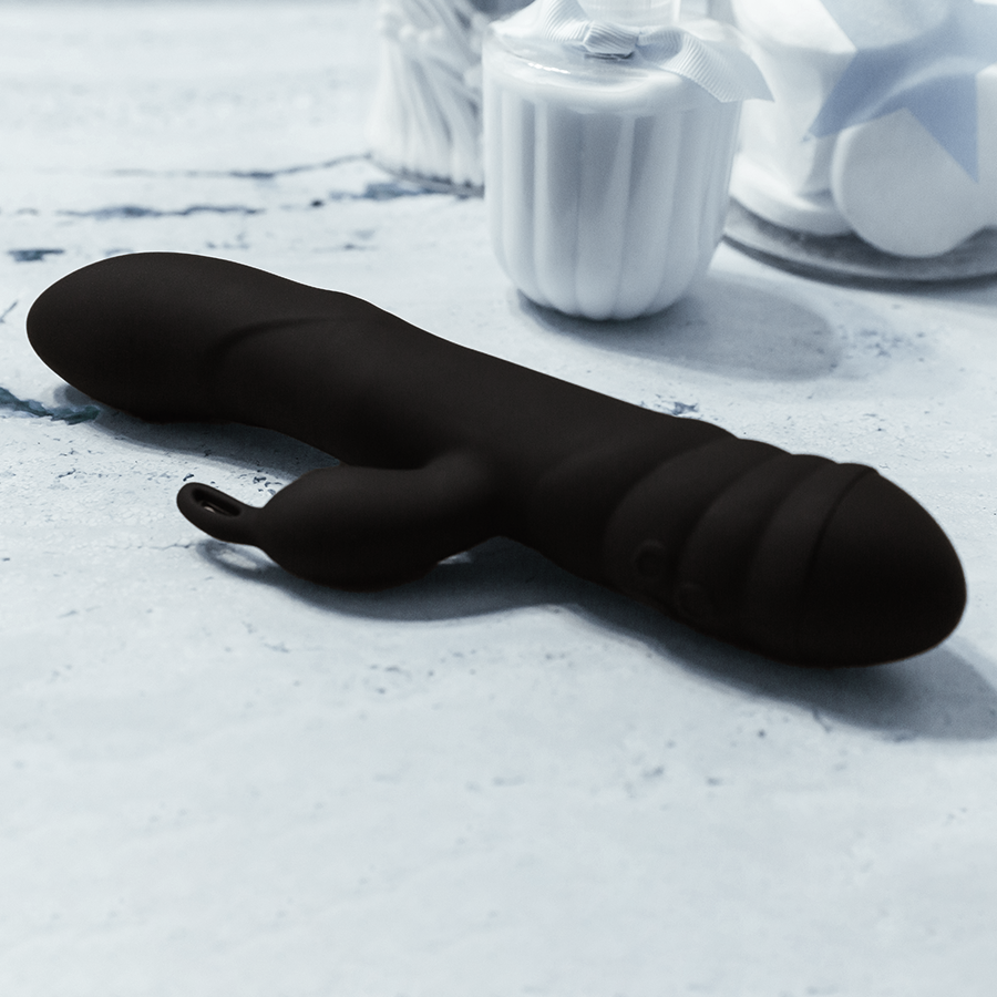 Vibrador de Doble Estimullacion Twister Black by Adrien Lastic