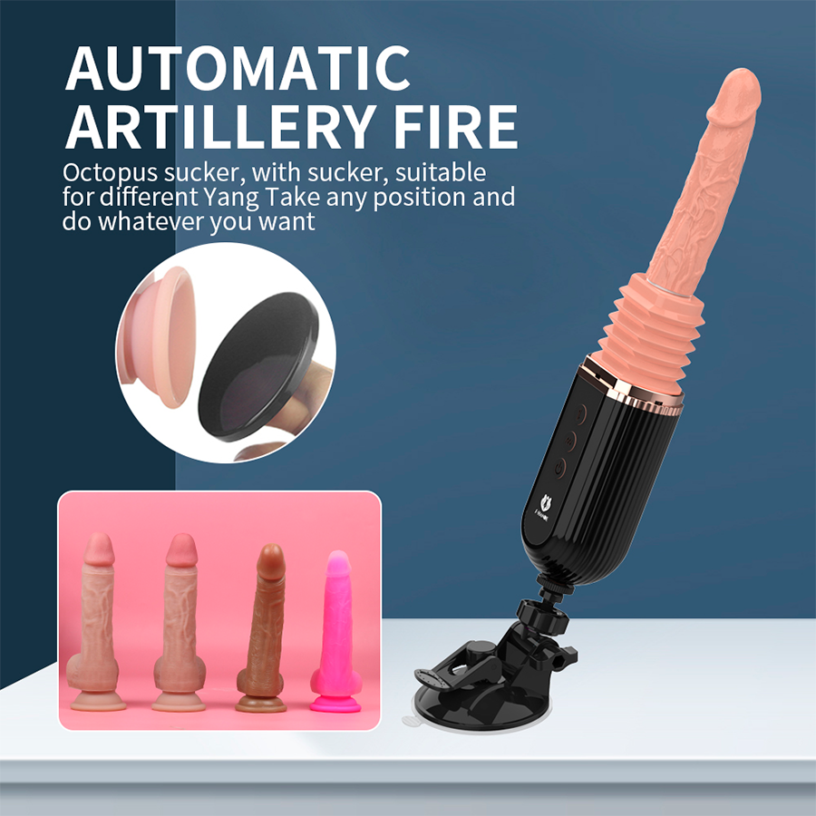 Vibrador Control Remoto Gatling