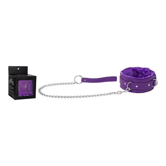 Fur Liner Collar Purple