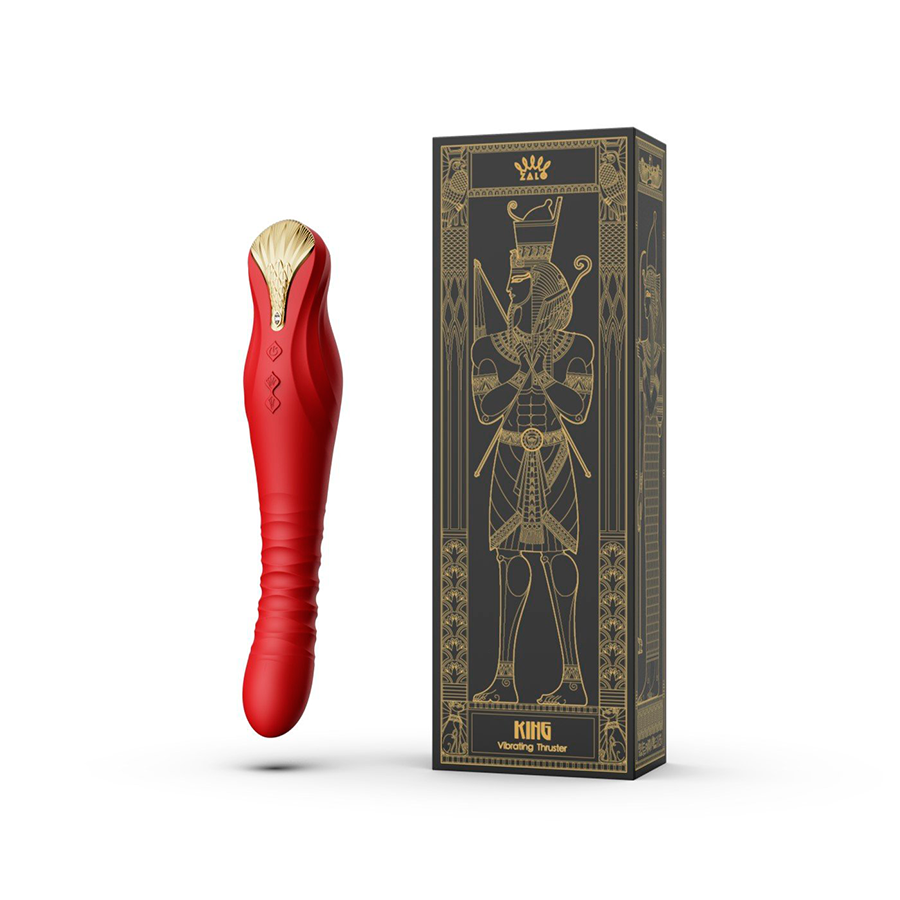 Vibrador King Wine Red