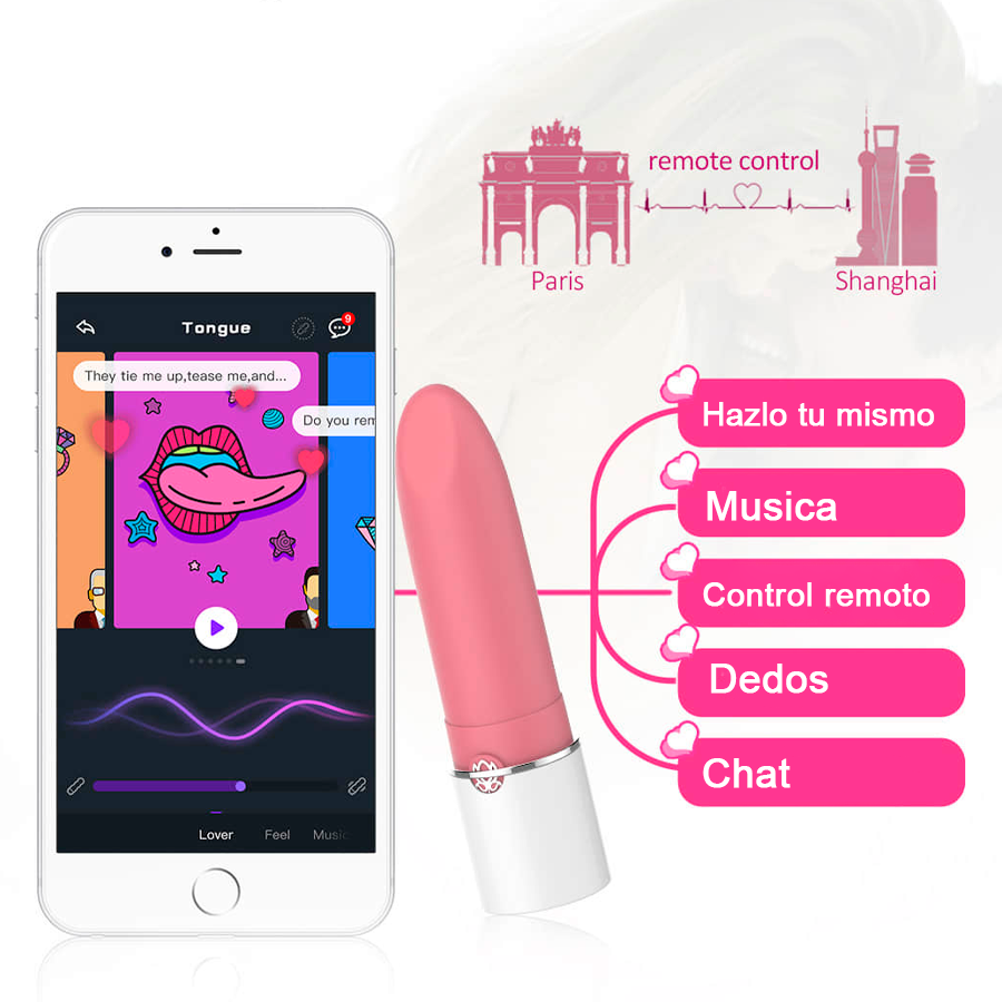 Mini Vibrador con APP Magic Lotus