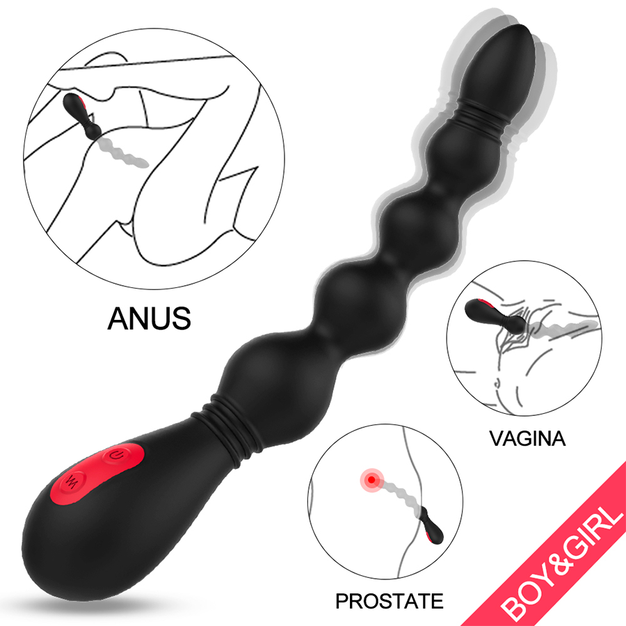 Vibrador Anal Vins Black