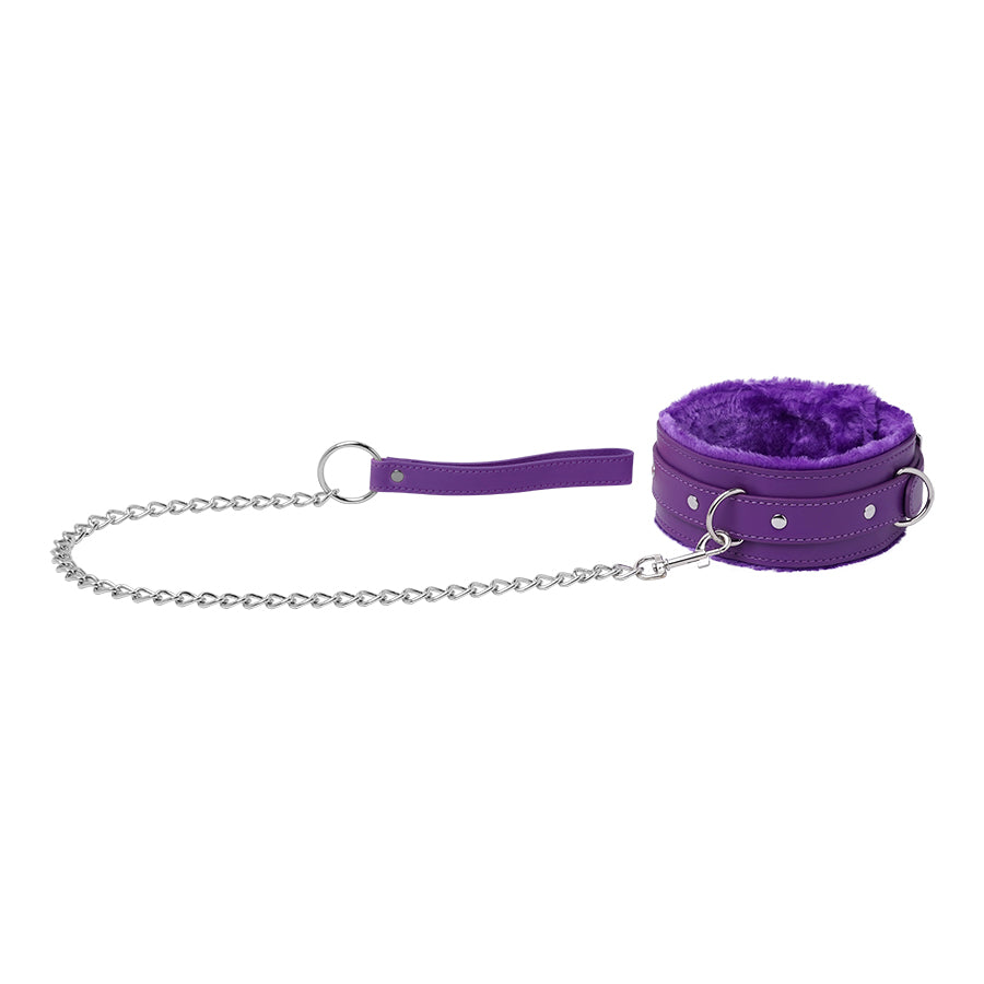 Fur Liner Collar Purple