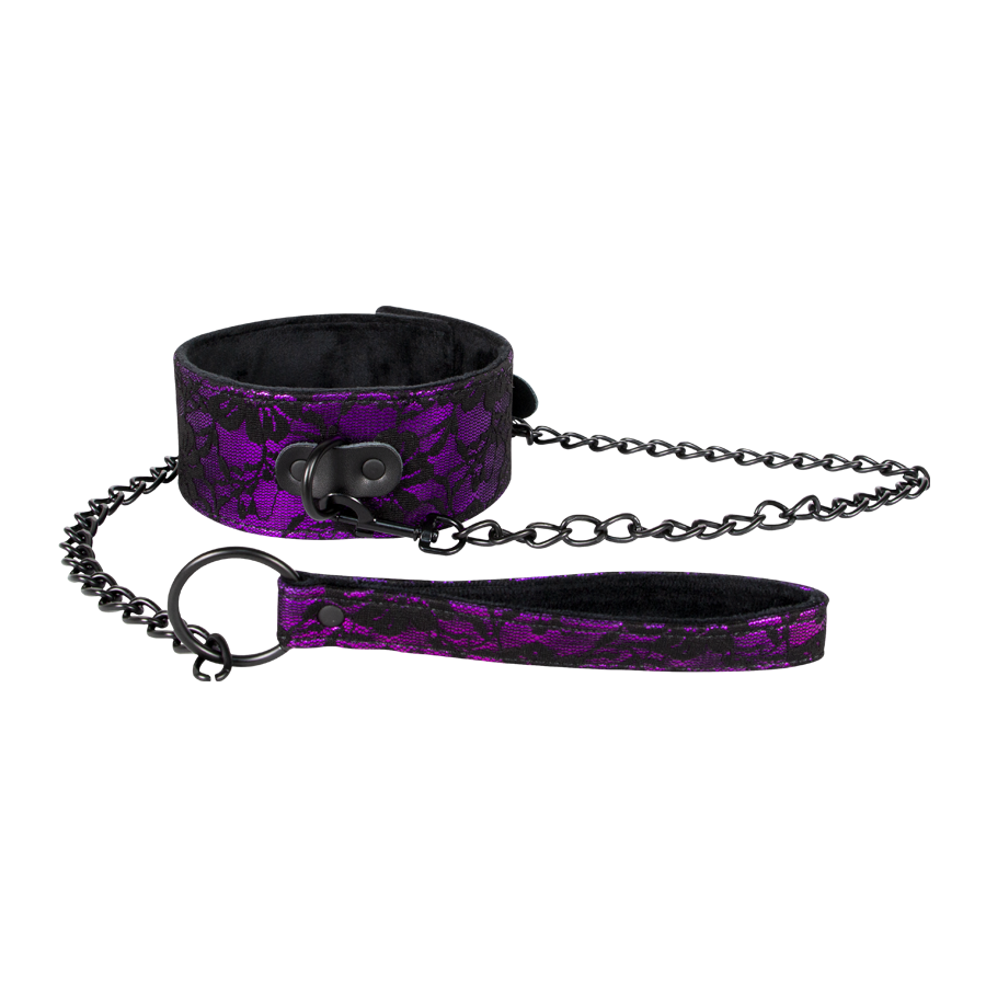 Collar Lace Purple/Black