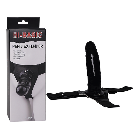 Basic Vibrating Strap-On Harness Black