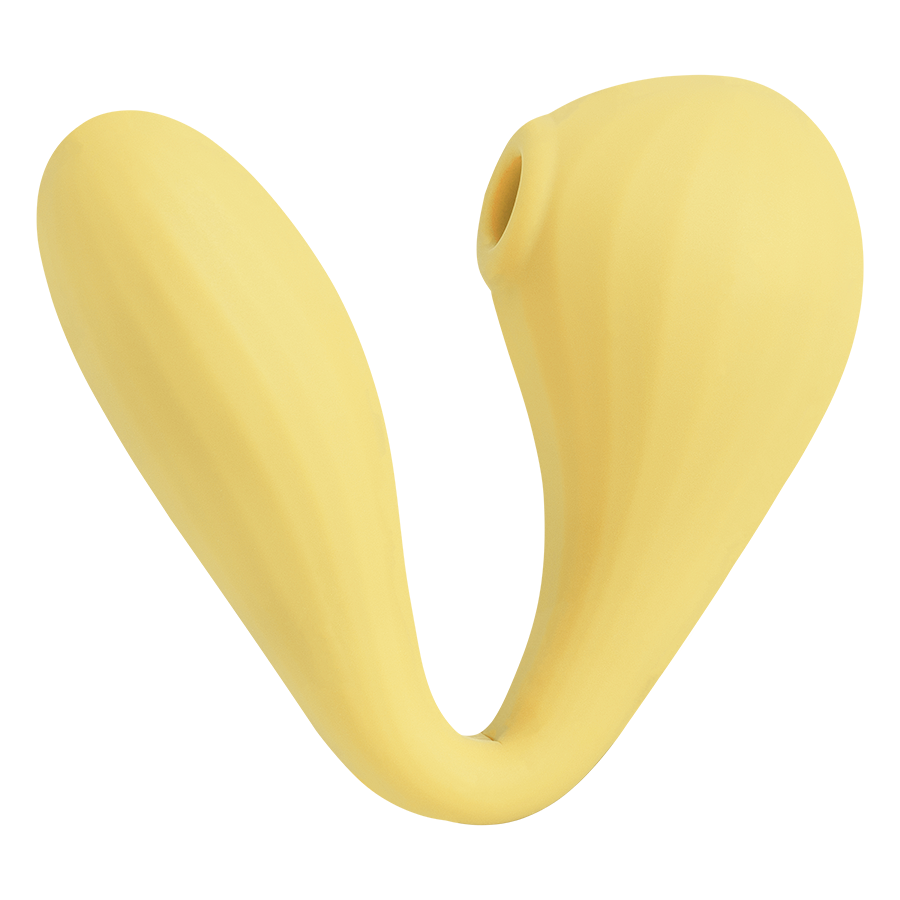 Estimulador Clitorial y Vibrador Punto G con APP Magic Bobi Yellow