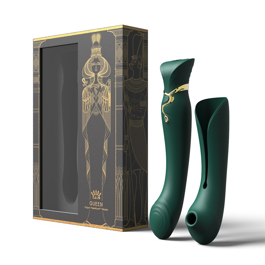 Vibrador Queen Set Jewel Green