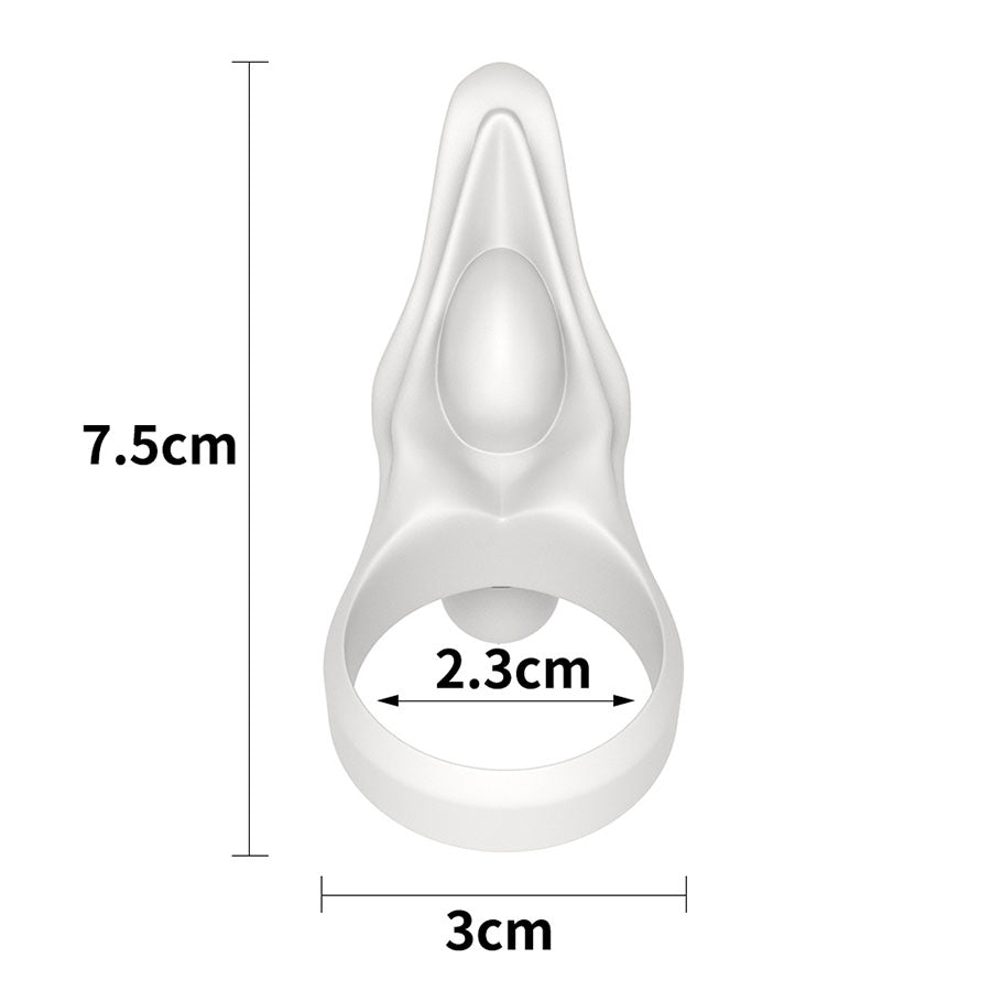 Anillo Vibrador Power Clit White
