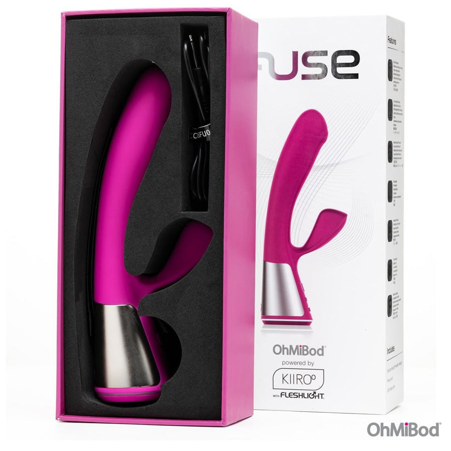 Vibrador Doble Estimulación con APP Fuse Pink By Kiiro