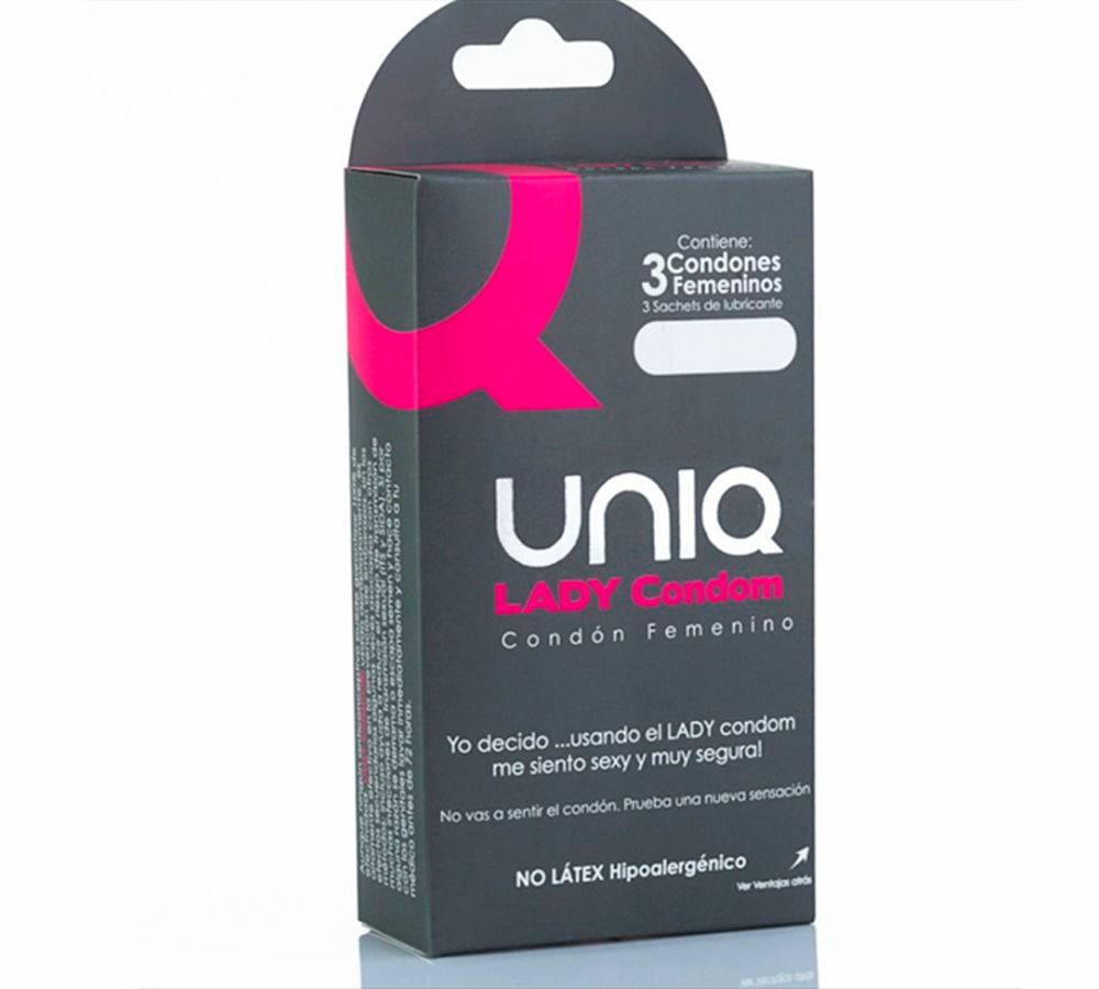 LADY CONDOM UNIQUE CONDON x 3