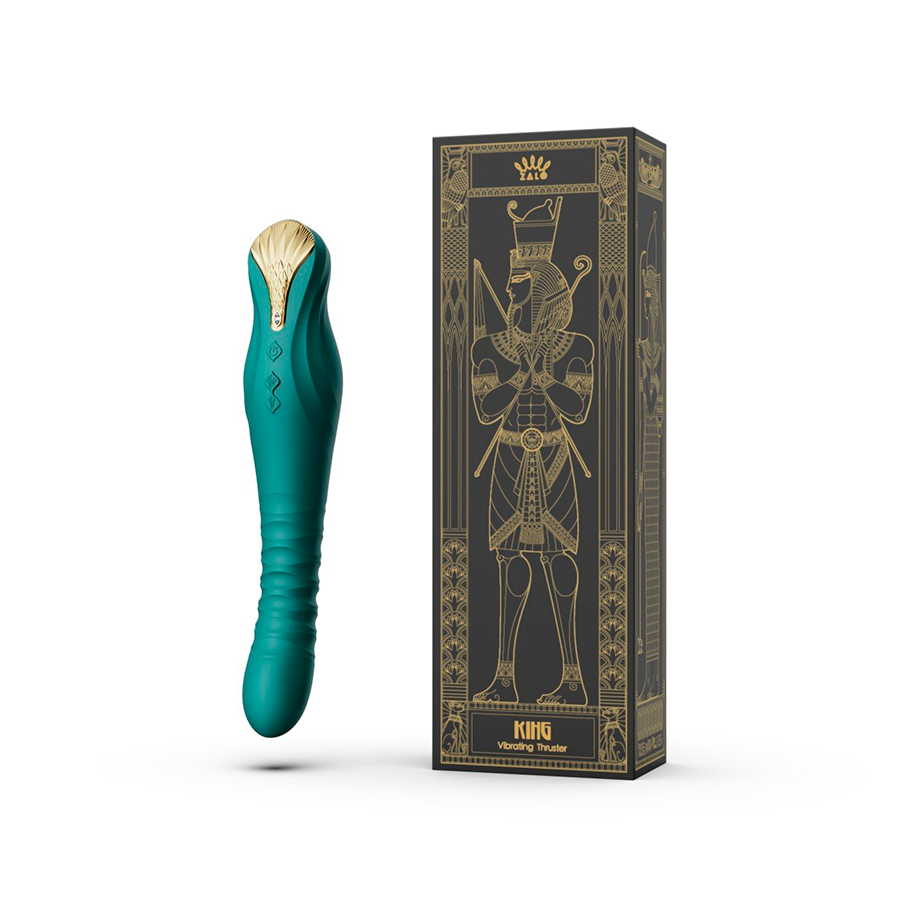 Vibrador King Turquoise Green