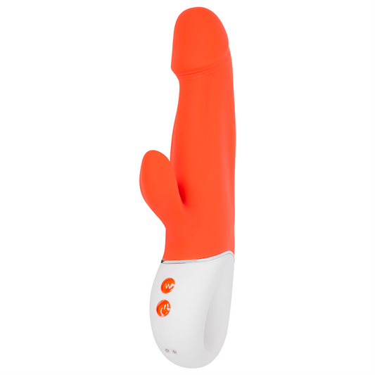 Vibrador Doble Estimulación Wave Naranja