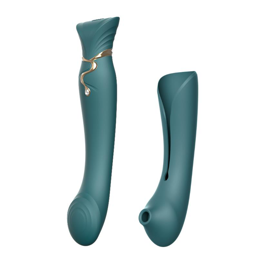 Vibrador Queen Set Jewel Green